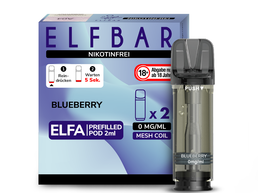 ELFA POD - 0mg/ml Blueberry