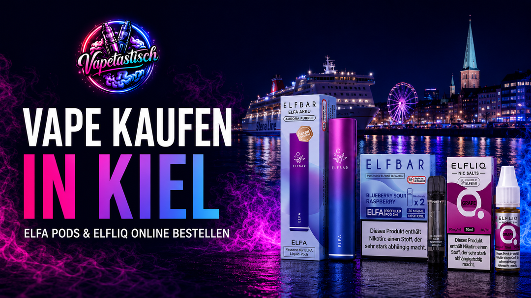 Vape kaufen in Kiel – ELFA Pods & ELFLIQ online bestellen