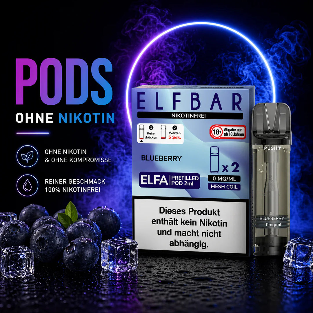 Elfbar Pods ohne Nikotin
