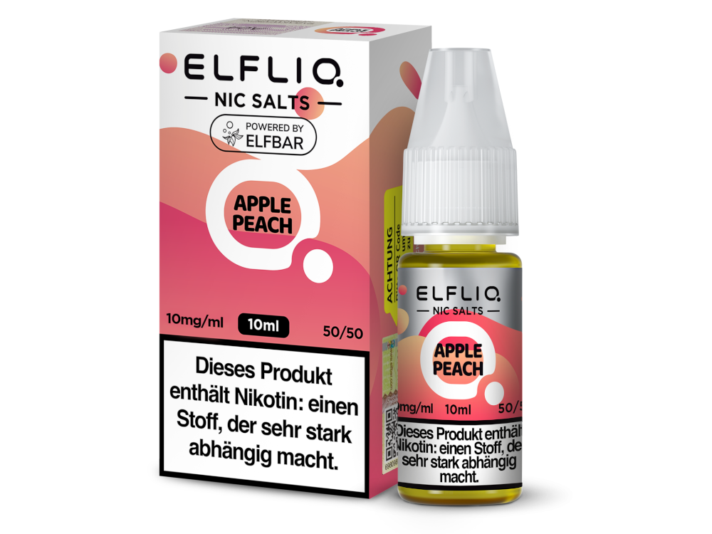 ELFLIQ - Apple Peach - Nikotinsalz Liquid 10mg/ml