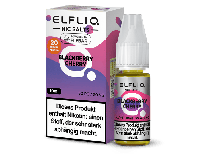 ELFLIQ - Blackberry Cherry - Nikotinsalz Liquid 20mg/ml