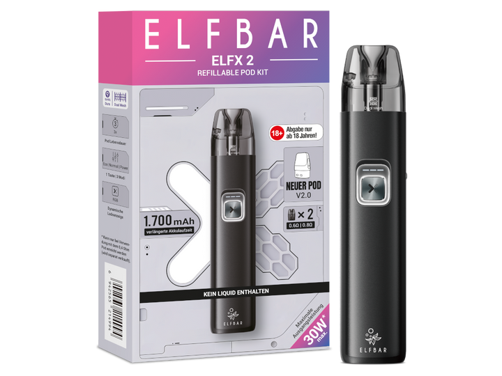 Elfbar - Elfx 2 E-Zigaretten Set