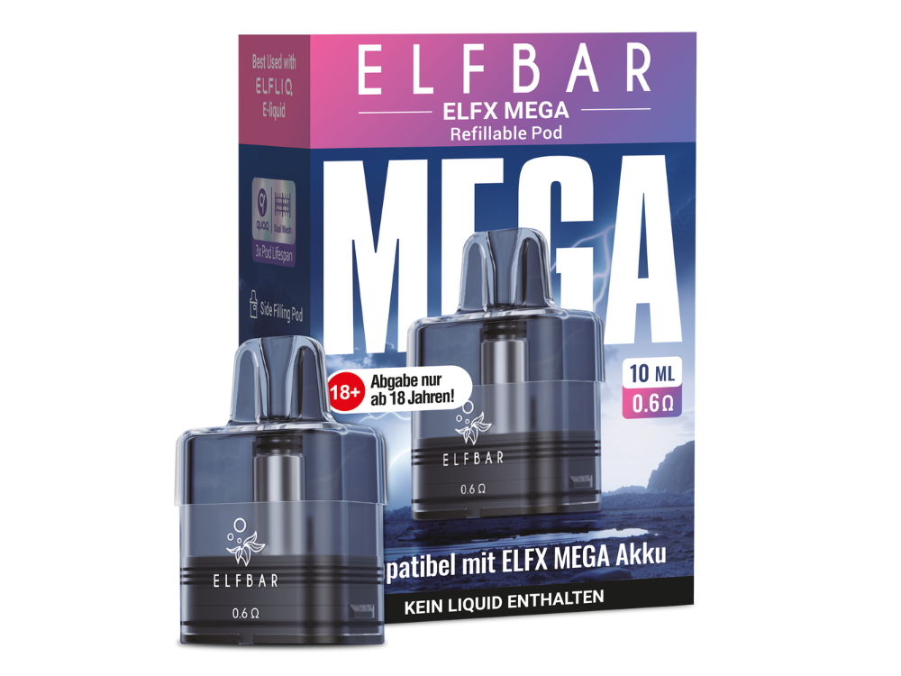 Elfbar - Elfx Mega 0,6 Ohm Pod