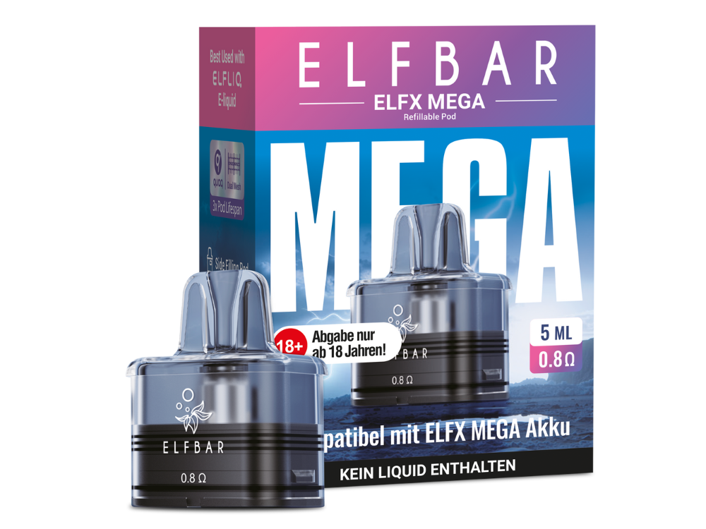 Elfbar - Elfx Mega 0,8 Ohm Pod