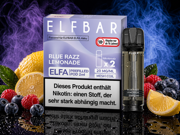 ELFA POD - Blue Razz Lemonade 20mg/ml