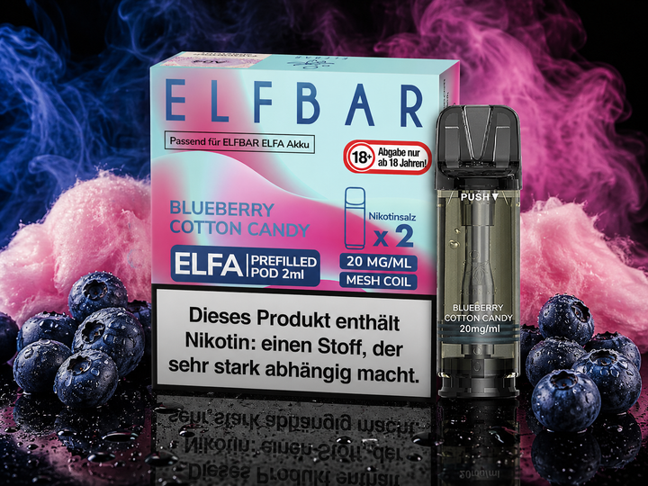 ELFA POD - Blueberry Cotton Candy 20mg/ml