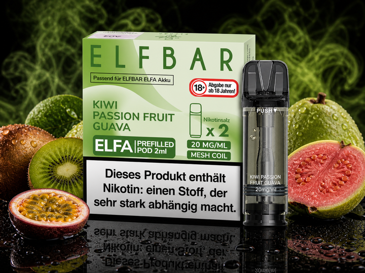ELFA POD - Kiwi Passion Fruit Guava 20mg/ml
