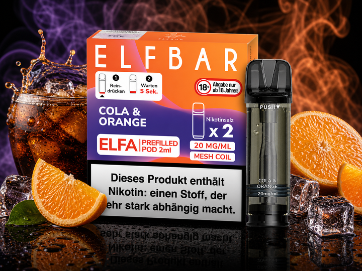 ELFA POD - Cola &amp; Orange 20mg/ml