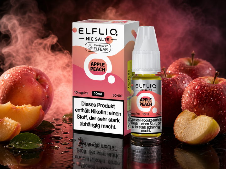 ELFLIQ - Apple Peach - Nikotinsalz Liquid 10mg/ml