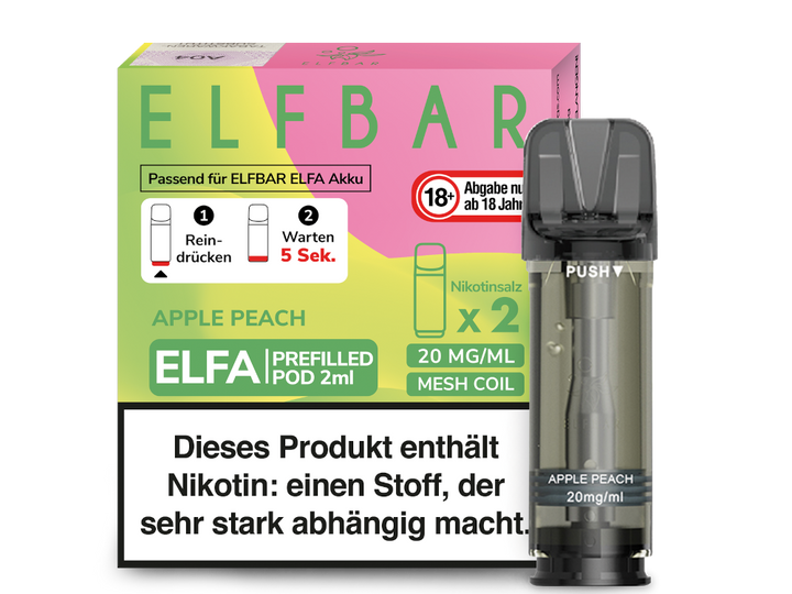 ELFA POD - Apple Peach 20mg/ml