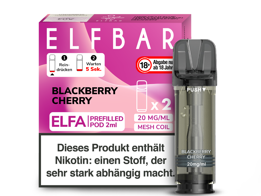 ELFA POD - Blackberry Cherry 20mg/ml