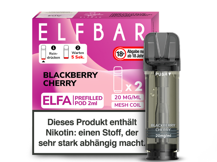 ELFA POD - Blackberry Cherry 20mg/ml