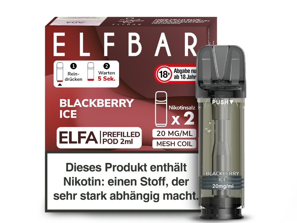 ELFA POD - Blackberry Ice 20mg/ml