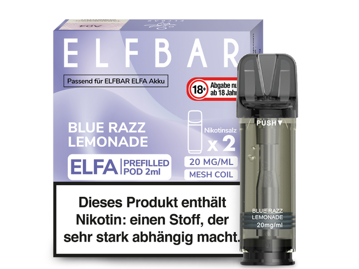 ELFA POD - Blue Razz Lemonade 20mg/ml