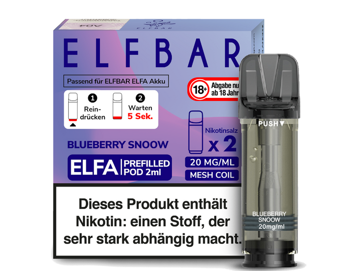 ELFA POD - Blueberry Snoow 20mg/ml