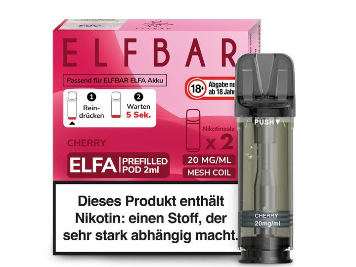 ELFA POD - Cherry 20mg/ml
