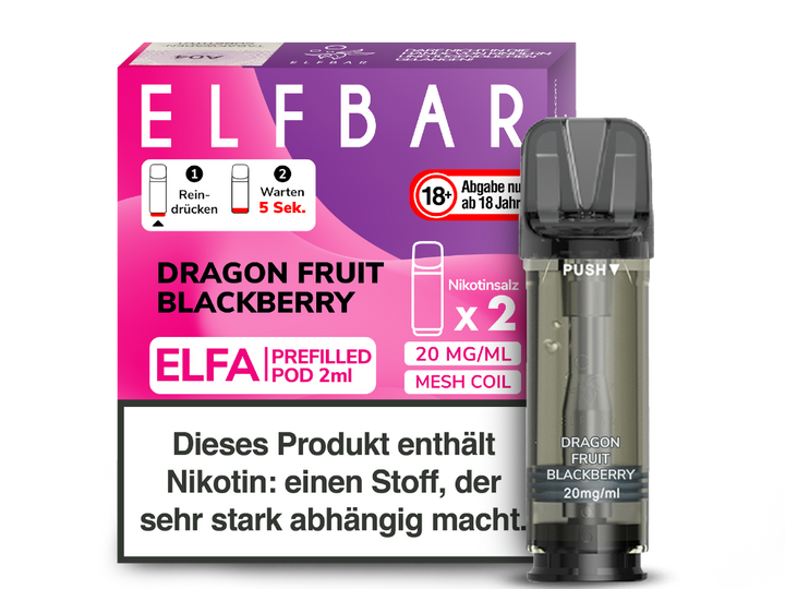 ELFA POD - Dragon Fruit Blackberry 20mg/ml