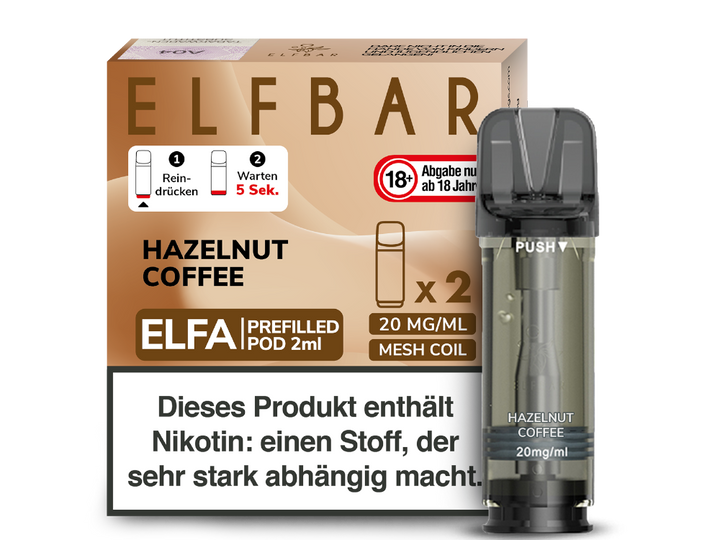 ELFA POD - Hazelnut Coffee 20mg/ml