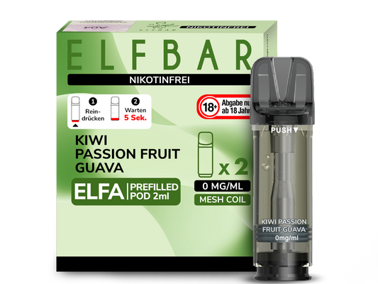 ELFA POD - 0mg/ml Kiwi Passion Fruit Guava