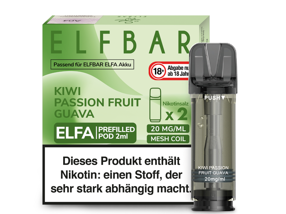 ELFA POD - Kiwi Passion Fruit Guava 20mg/ml