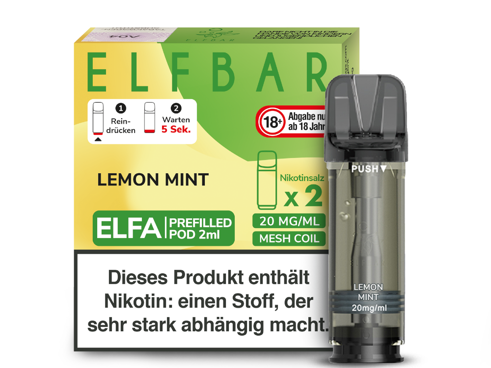ELFA POD - Lemon Mint 20mg/ml