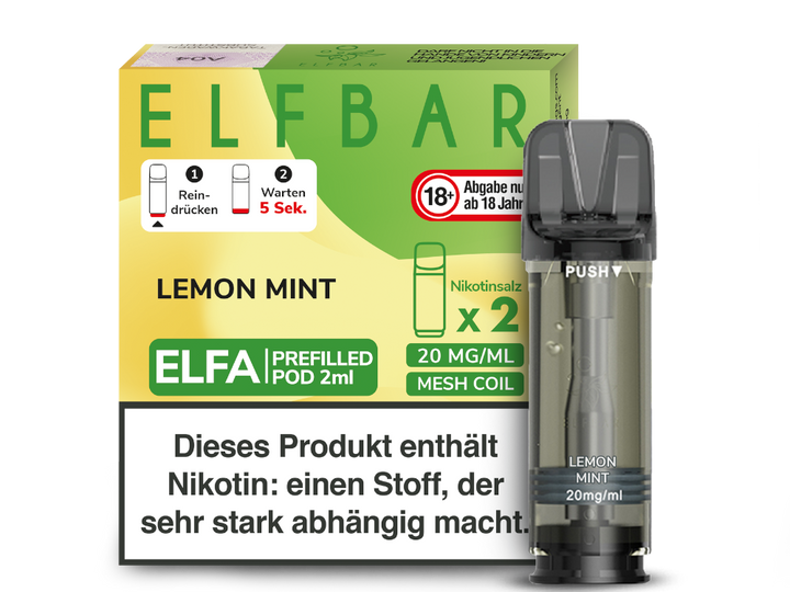 ELFA POD - Lemon Mint 20mg/ml