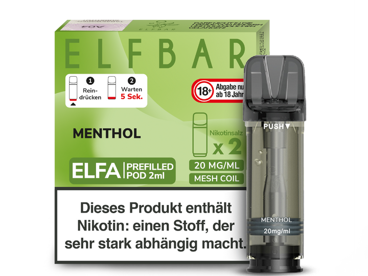 ELFA POD - Menthol 20mg/ml