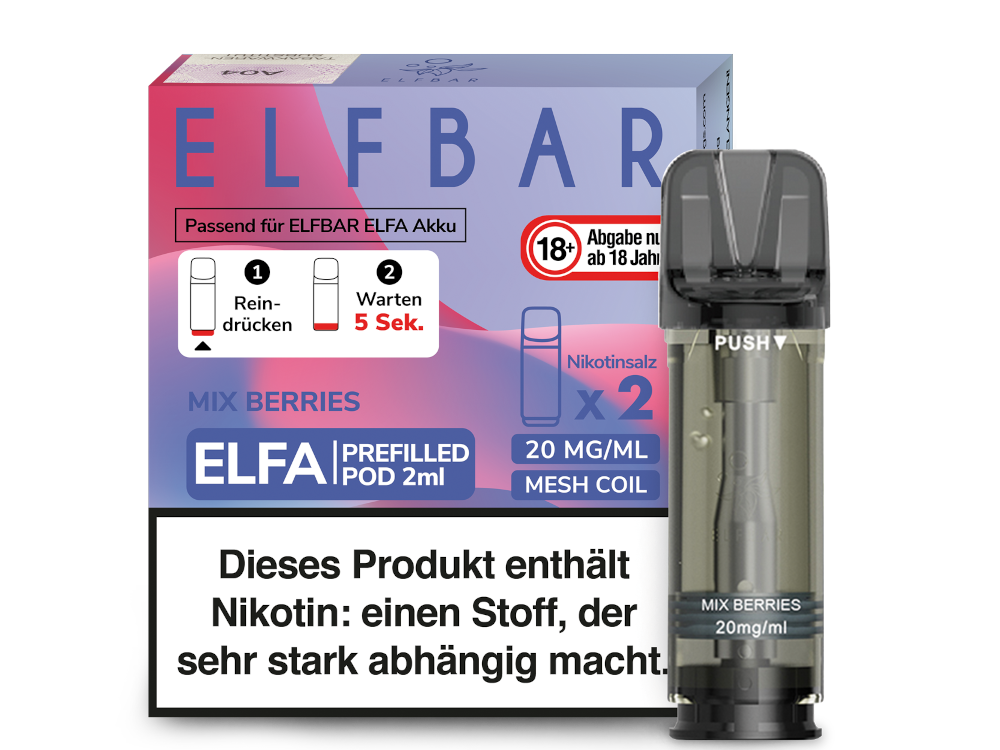 ELFA POD - Mix Berries 20mg/ml
