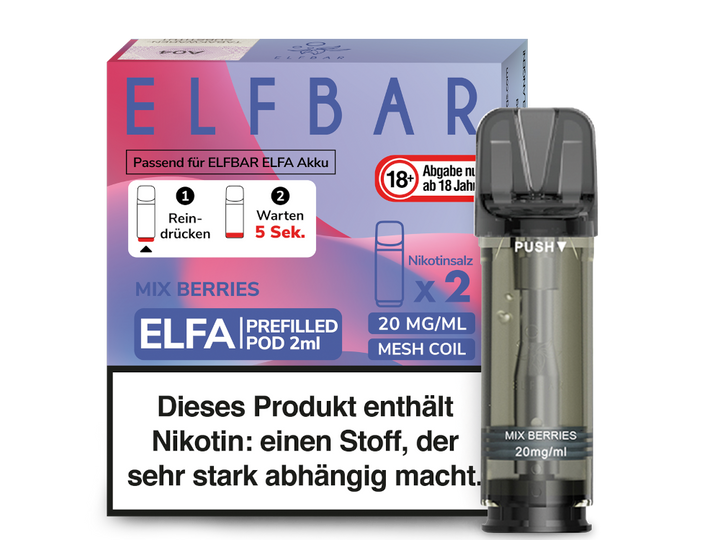 ELFA POD - Mix Berries 20mg/ml