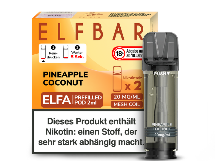 ELFA POD - Pineapple Coconut 20mg/ml