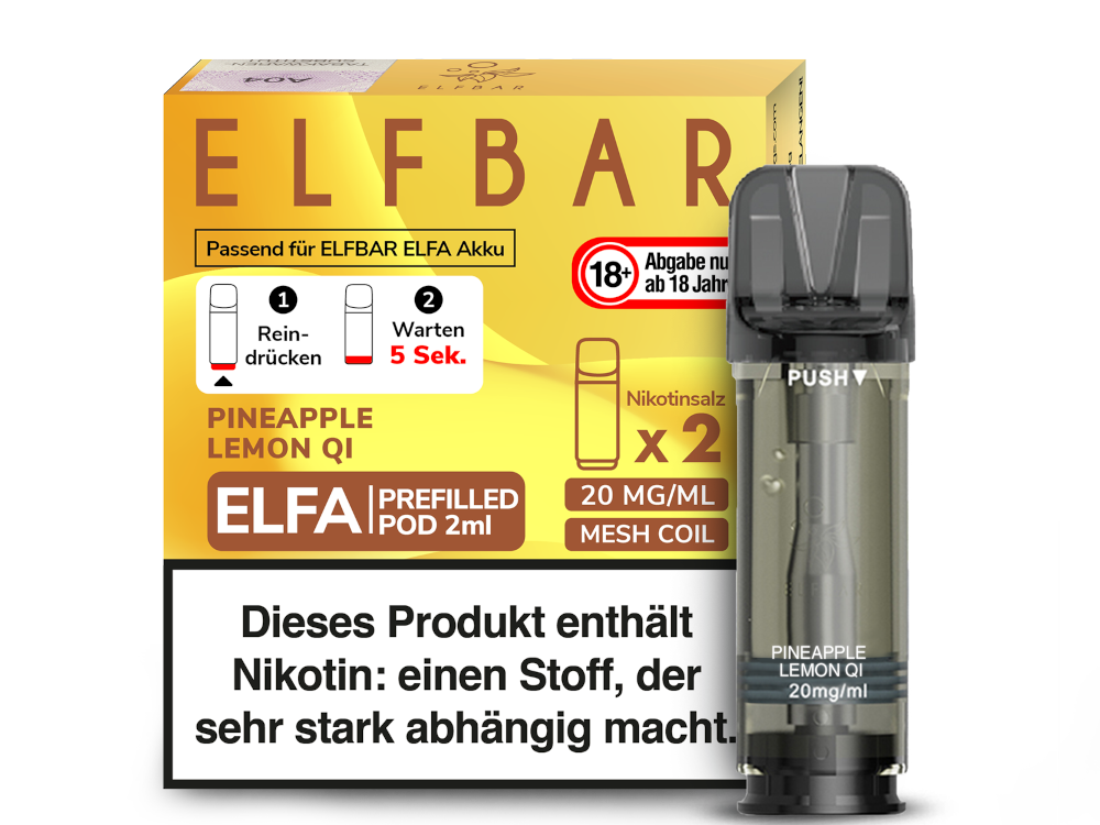 ELFA POD - Pineapple Lemon QI 20mg/ml
