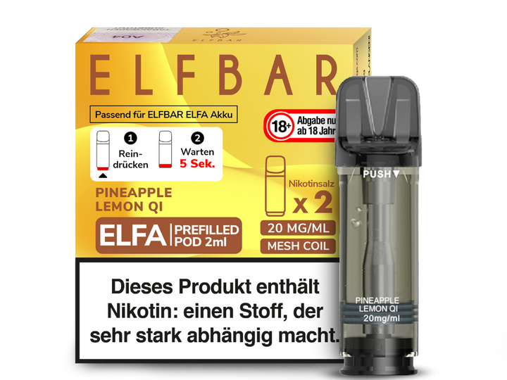 ELFA POD - Pineapple Lemon QI 20mg/ml
