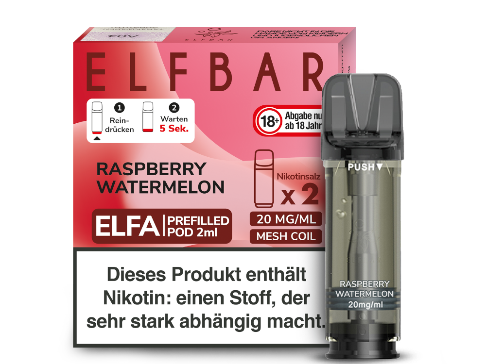 ELFA POD - Raspberry Watermelon 20mg/ml