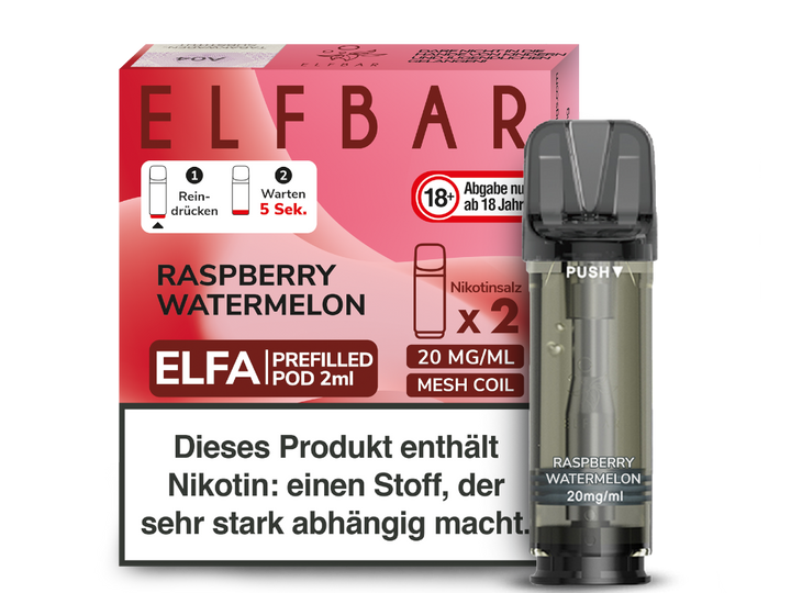 ELFA POD - Raspberry Watermelon 20mg/ml