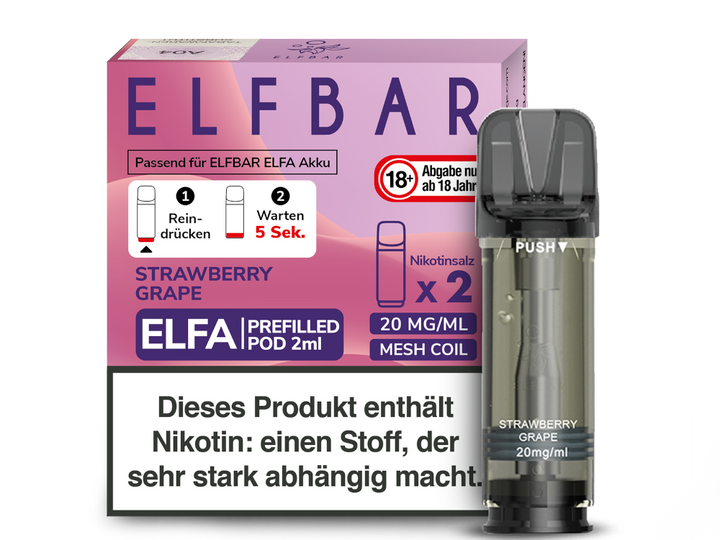 ELFA POD - Strawberry Grape 20mg/ml