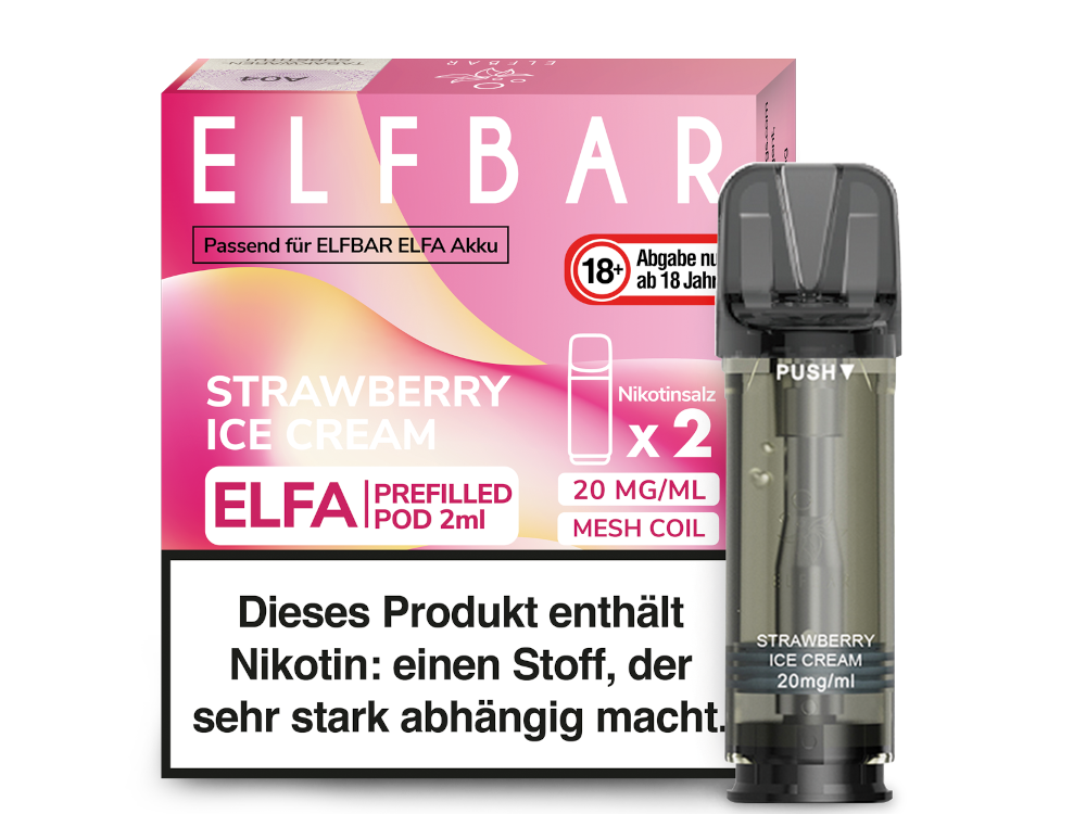 ELFA POD - Strawberry Ice Cream 20mg/ml