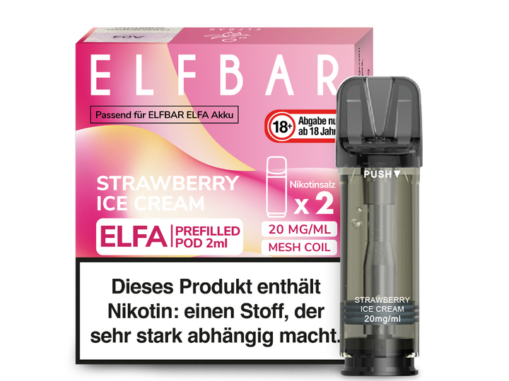 ELFA POD - Strawberry Ice Cream 20mg/ml