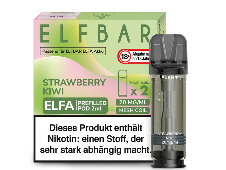 ELFA POD - Strawberry Kiwi 20mg/ml