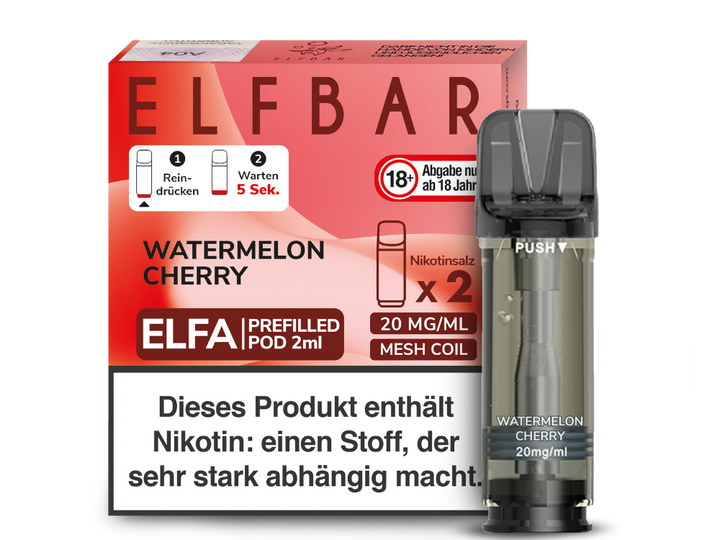 ELFA POD - Watermelon Cherry 20mg/ml