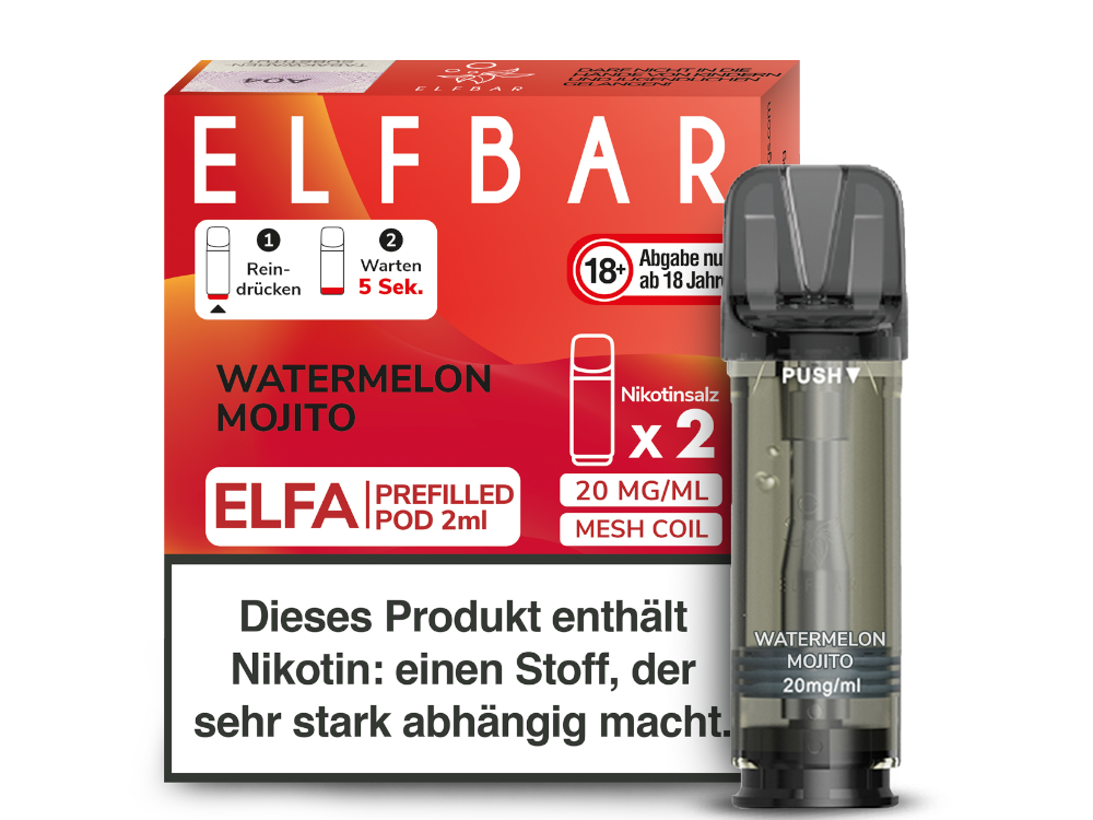 ELFA POD - Watermelon Mojito 20mg/ml